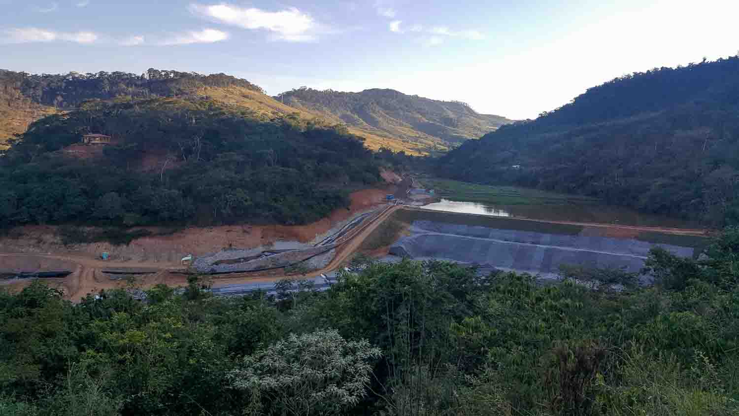 Candonga Dam  - Dyke Four (dredged sludge disposal area