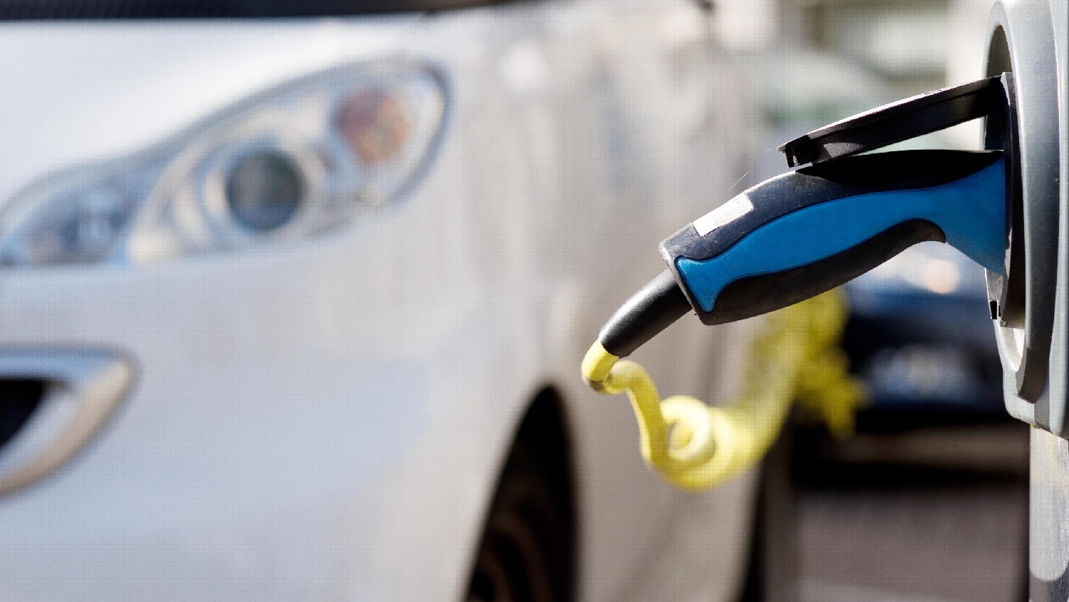 Photo of an electric vehicle being recharged
