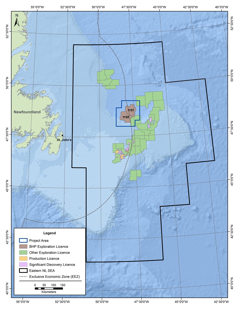 BHP Canada Exploration Licence