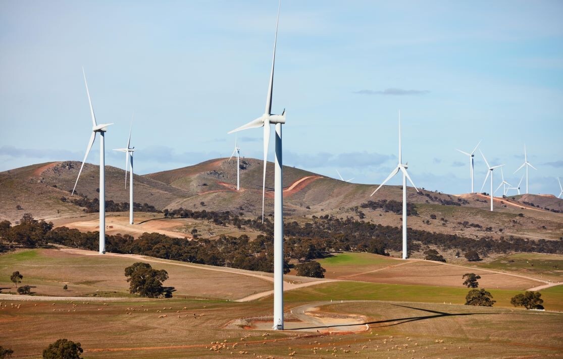 wind turbines