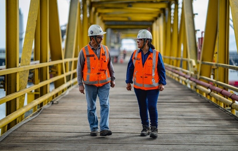 twoworkersinppewalkingonbridgeCFT 2021