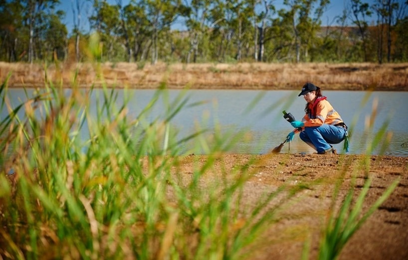 SouthWalkerCreekEmployeeTestingWater 2021