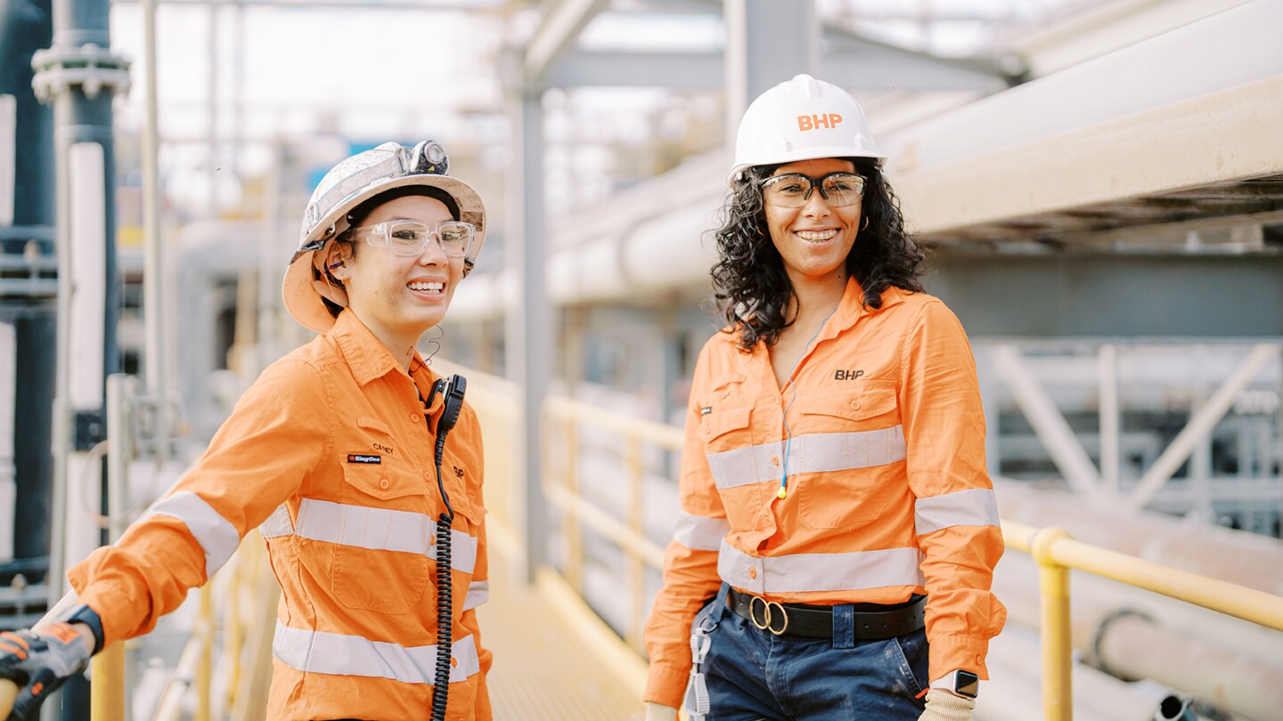 people on site