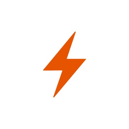 Electricity bolt icon