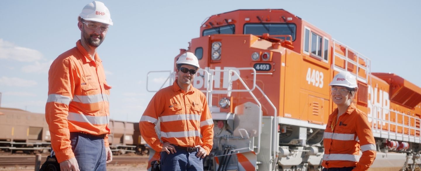 train, mining, employees
