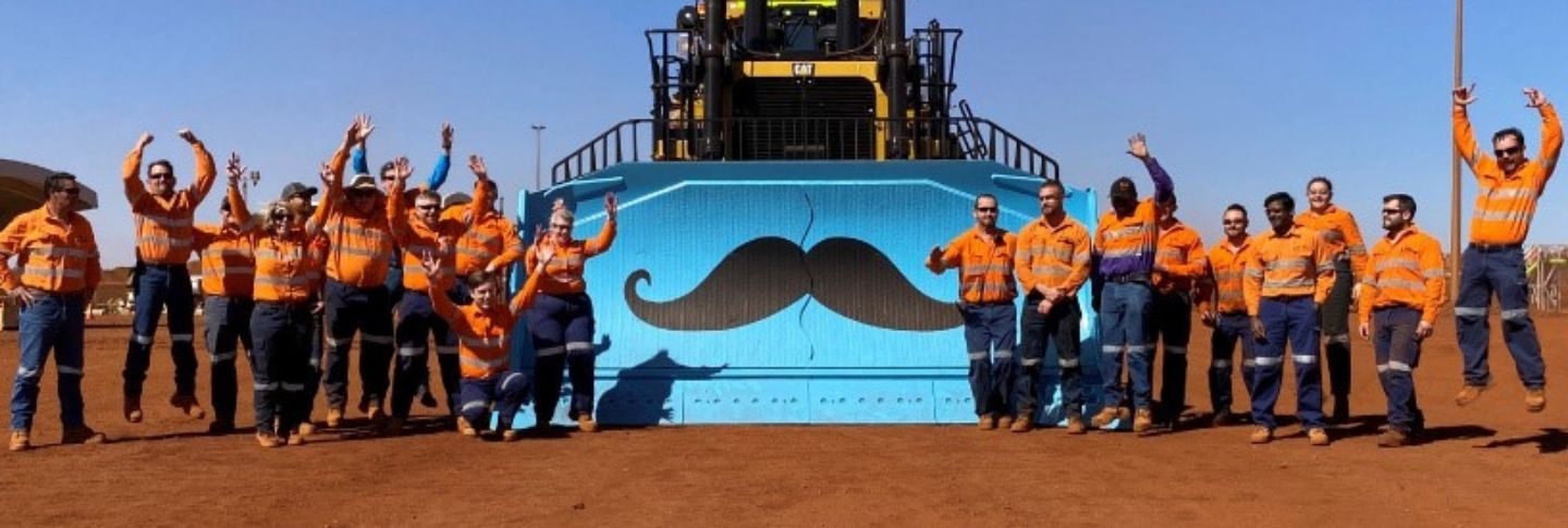 movember, moustache, digger, team