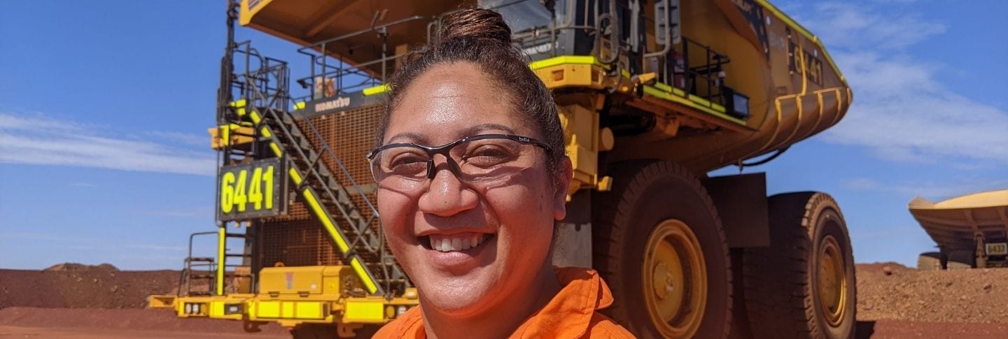 woman, south flank, autonomous haulage