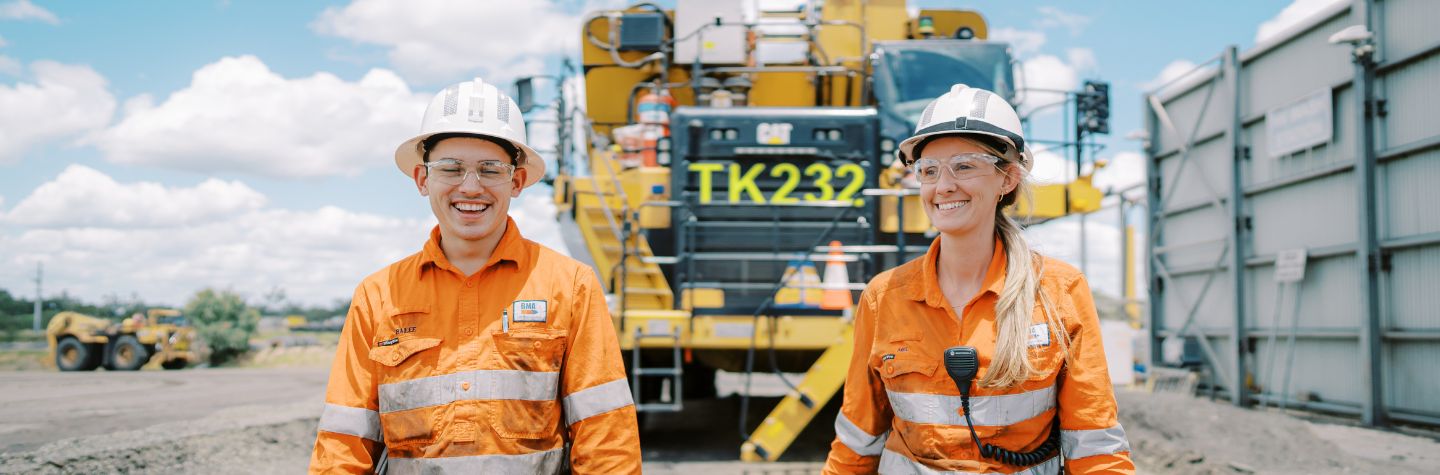 people on site