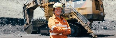 person on site