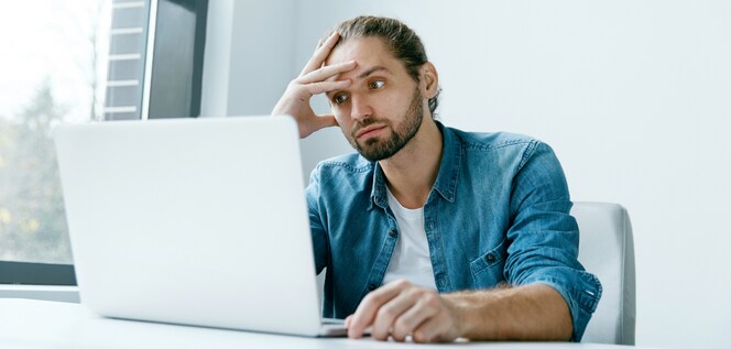 man on laptop