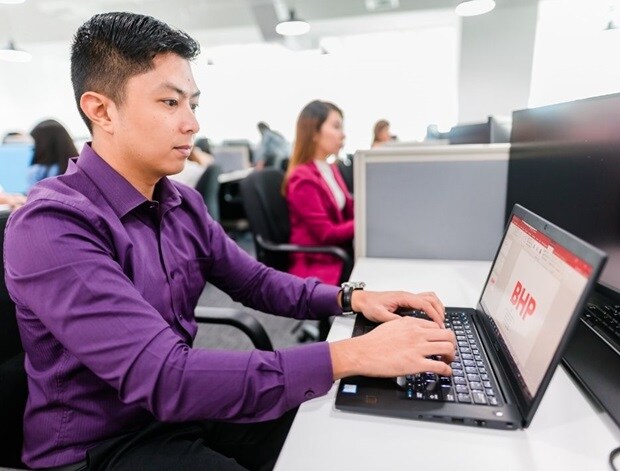 EmployeeonLaptopManila 2021