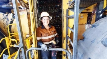 femaleworkeramongstequipment 2021