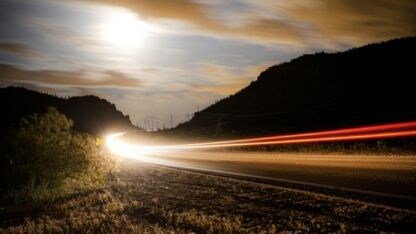 road, lights