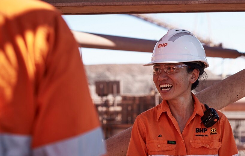 person on site