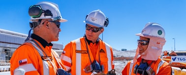 Brandon on site in Chile