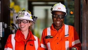 people looking at camera