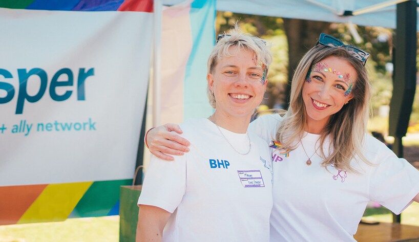 people looking at camera