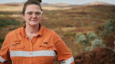 person looking at camera