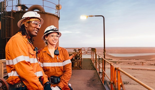 person looking at camera