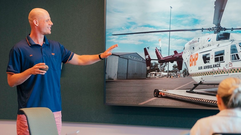 Perth office and BHP WAIO 