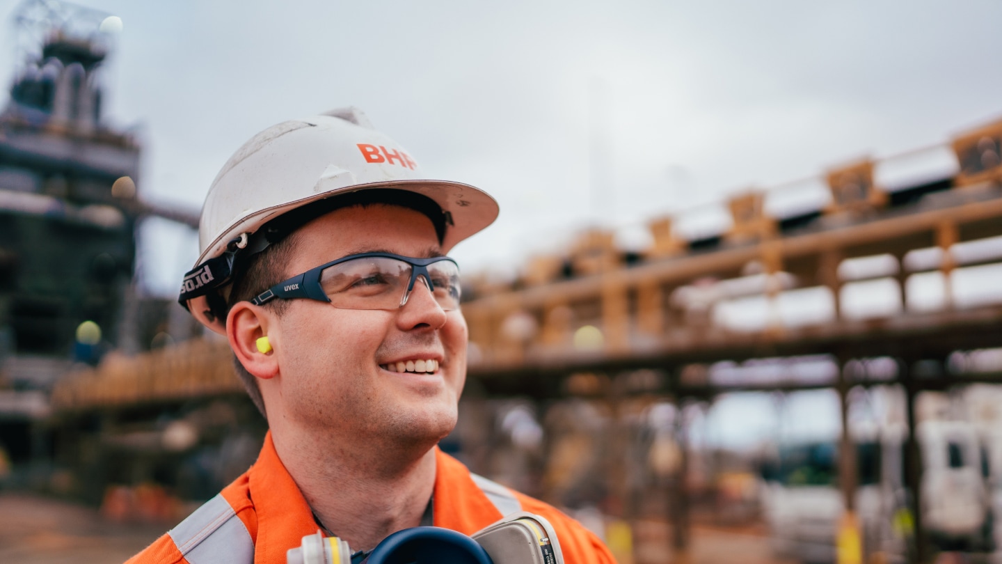Man on site