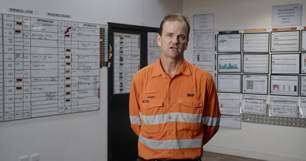 Darryl in orange hi vis