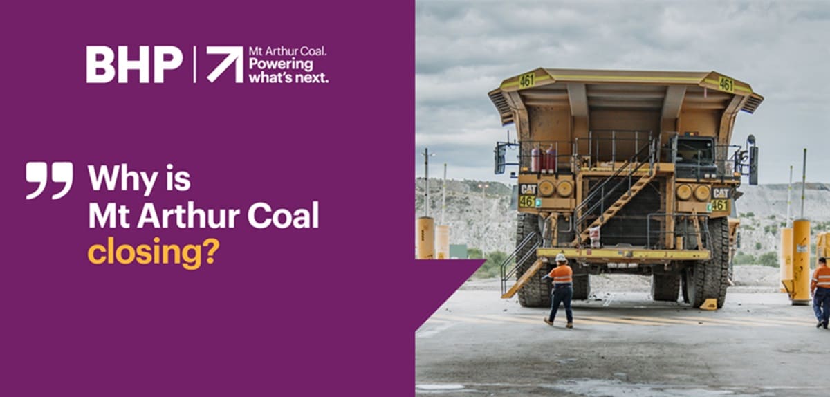 Why is Mt Arthur Coal closing?