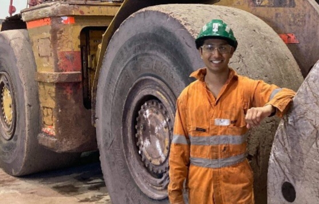 mining, man, site