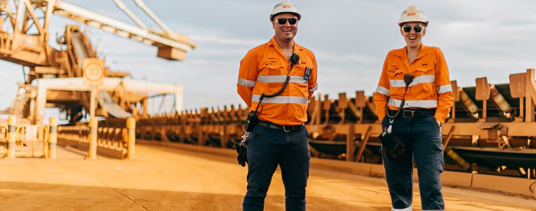 people on site