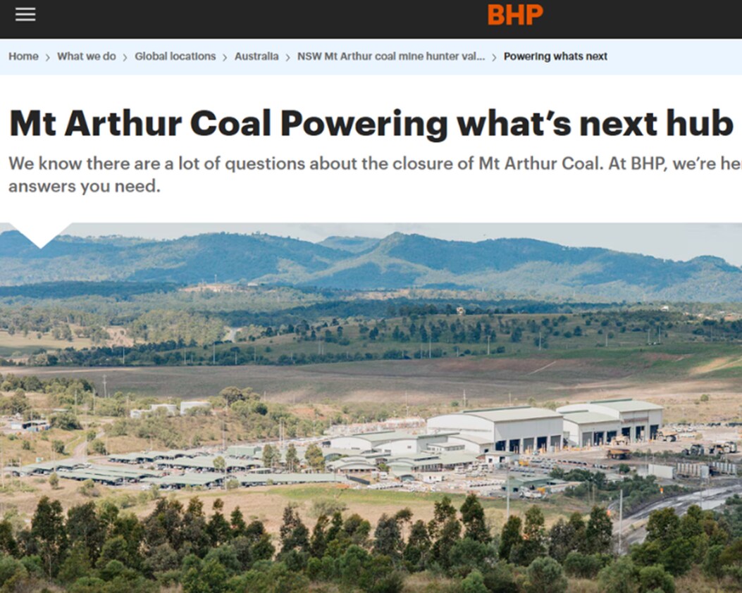 Landing page for Powering What's Next Hub