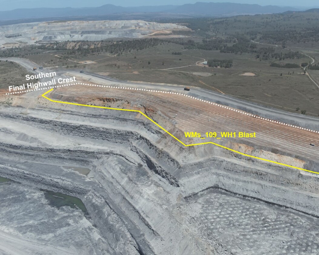 Image of mining pit at Mt Arthur Coal