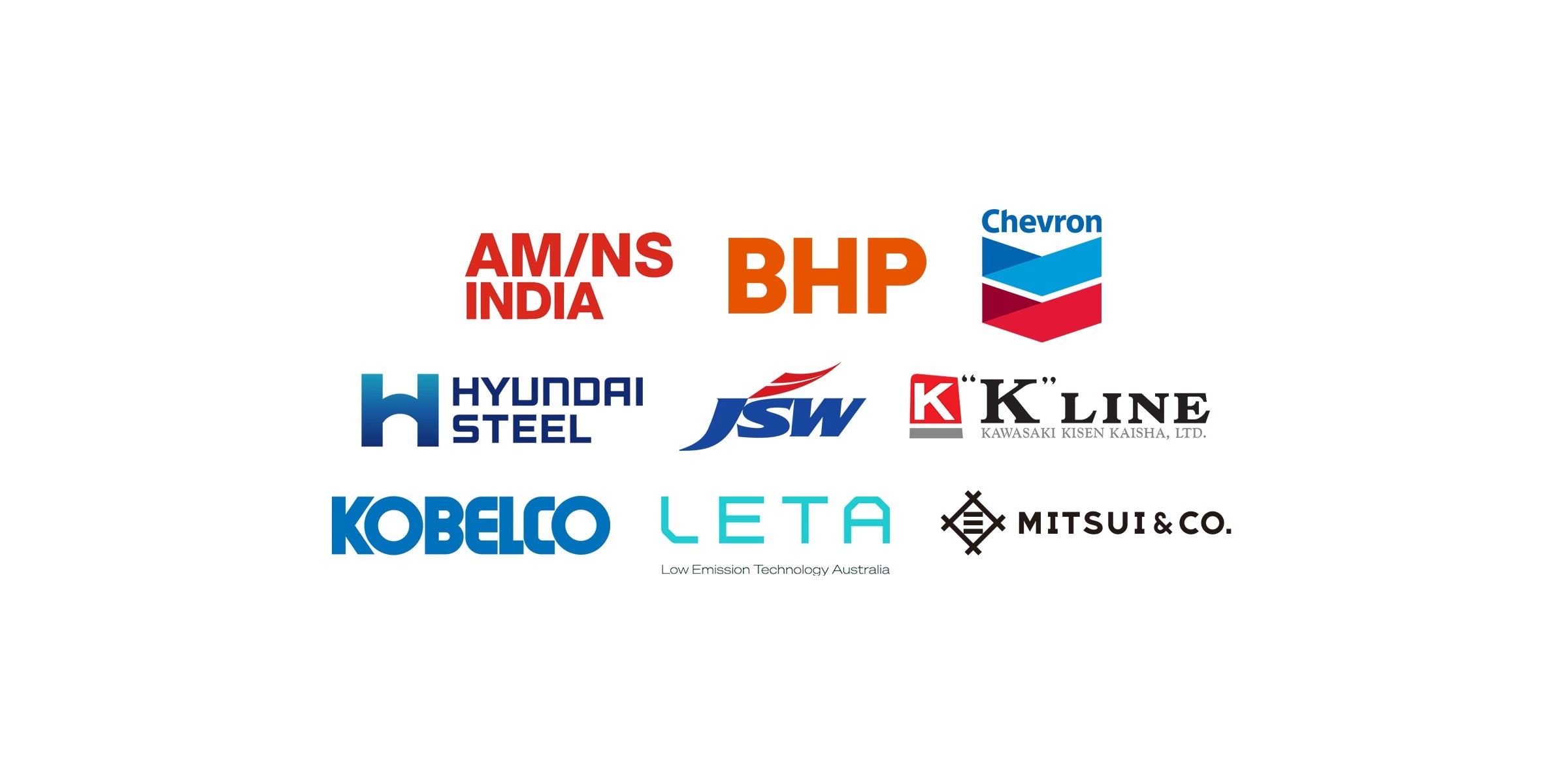 A photo of lots of logos