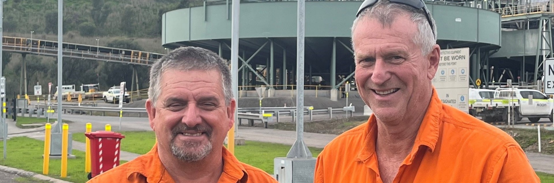 260904 Mt Arthur Coal 30 years 2 mates 1 epic banner news story Parko Fox banner