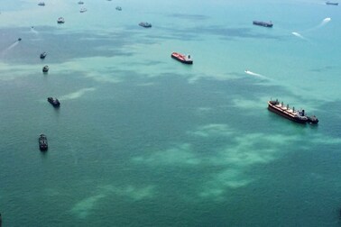 Ships at sea