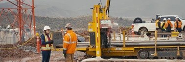 man and woman on mining site