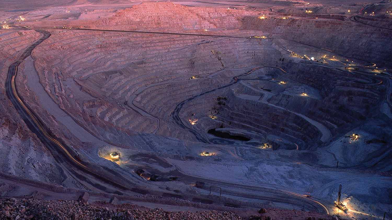 Open cut mine