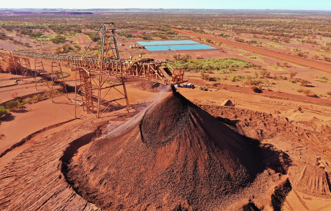 iron ore mound