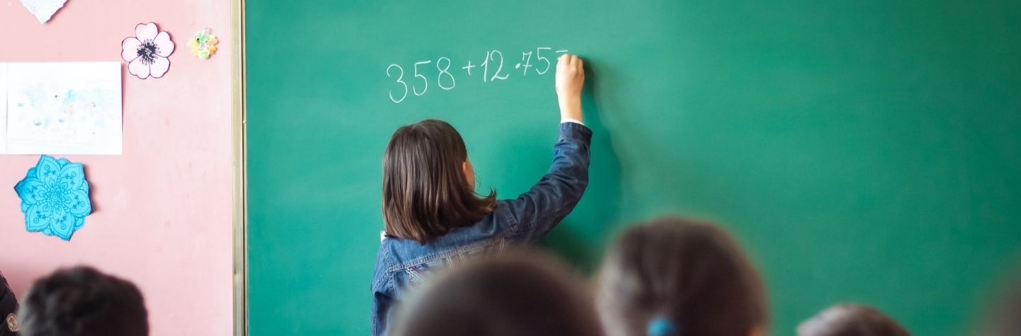 kids, blackboard, school