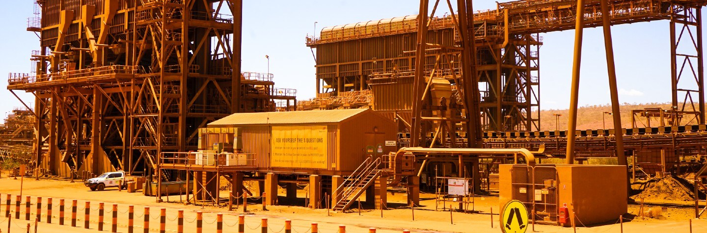 Mining site, iron ore