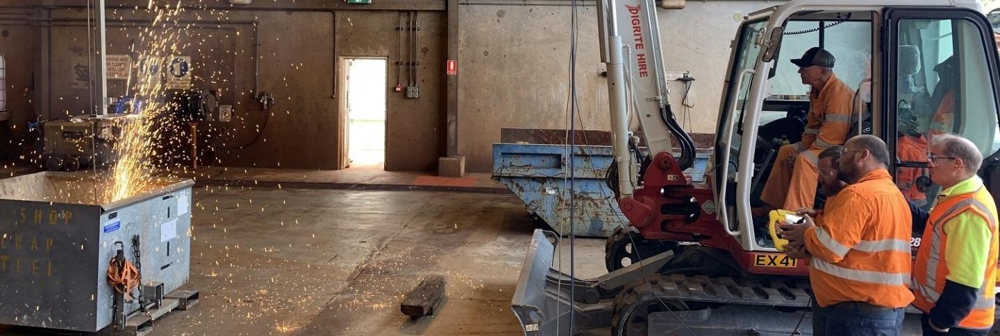 forklift, technology, mining