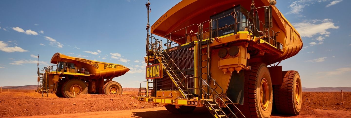 trucks, mining