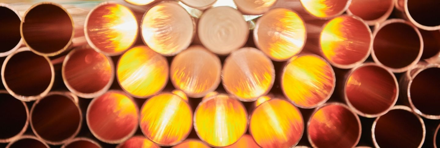 copper pipes