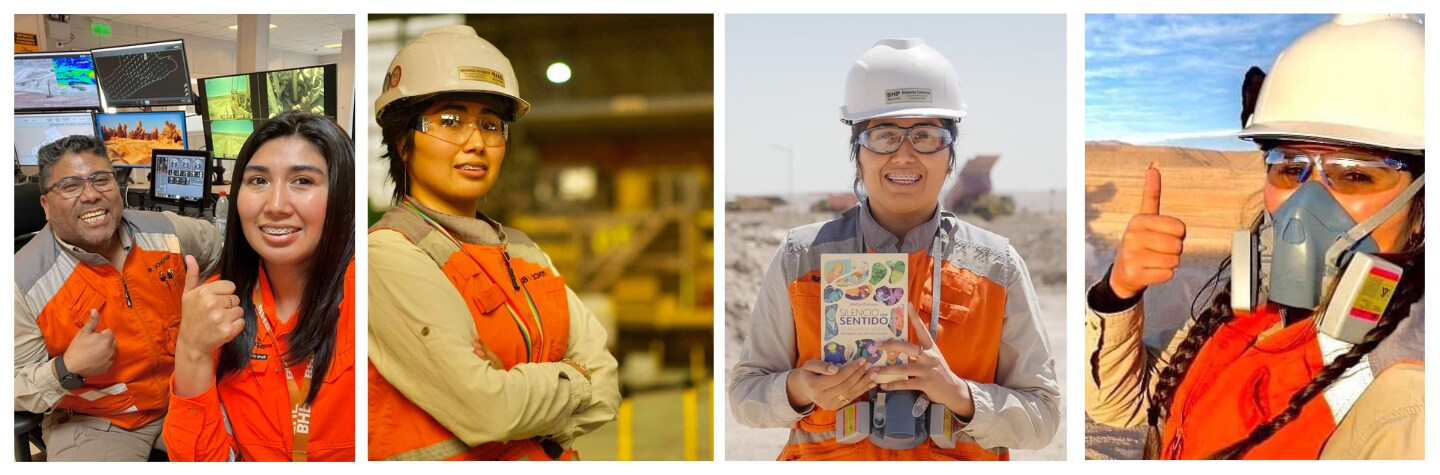 Woman smiling in PPE