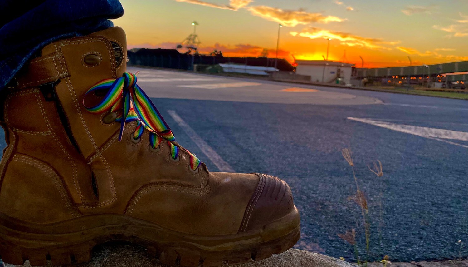 boots, rainbow laces, diversity