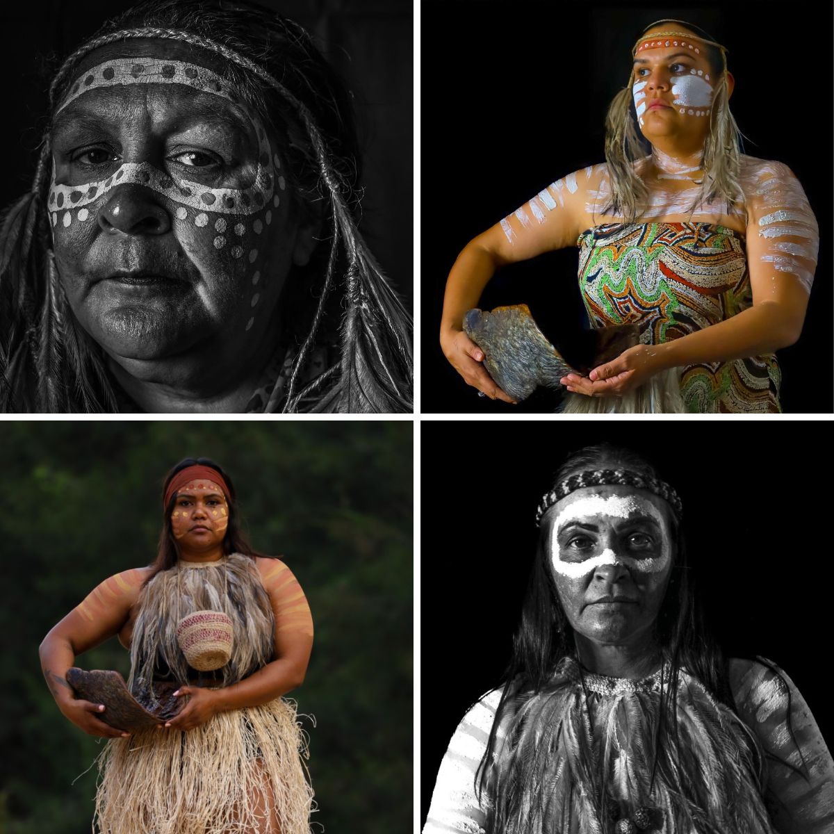 indigenous women collage photo