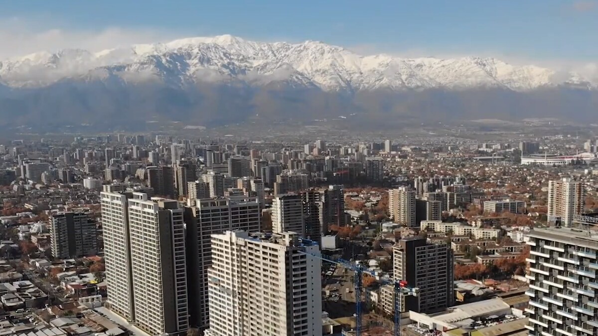 city, mountain